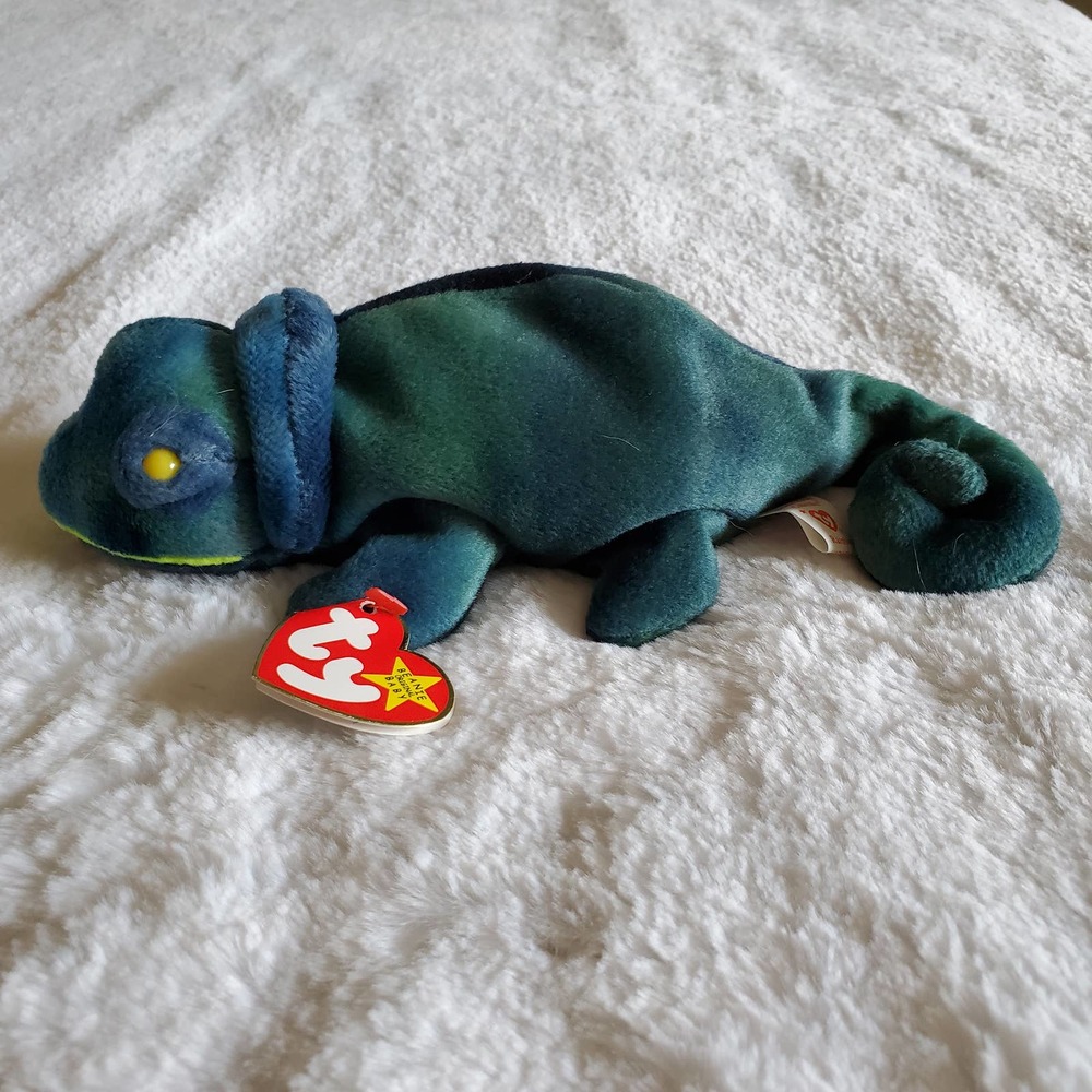 Ty Beanie Baby "Rainbow" the Chameleon